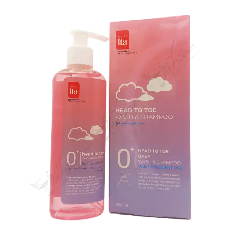 شامپو سر و بدن کودک التا مناسب پوست حساس حجم 250 ميلی لیتر