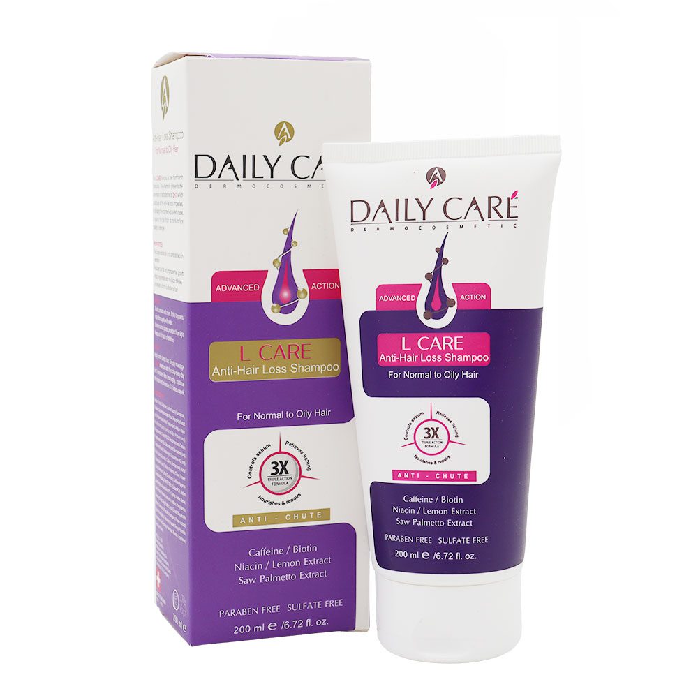 شامپو ضد ريزش مو ديلی کر مناسب موی نرمال تا چرب 200 ميلی لیتر