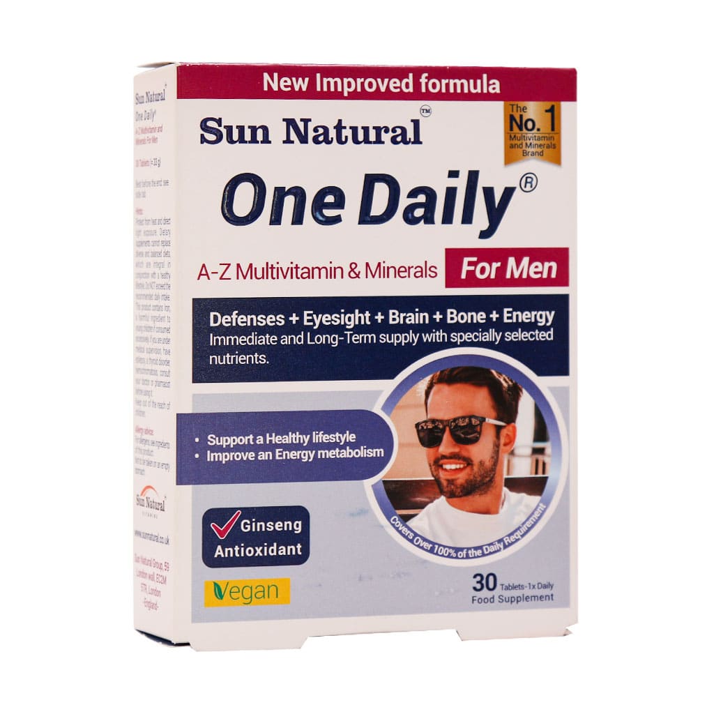 مولتی ویتامین و مینرال وان دیلی آقایان سان نچرال  قرص 30 عدد