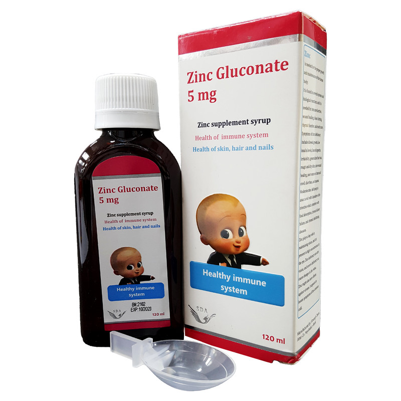 زینک گلوکونات 5 میلی گرم