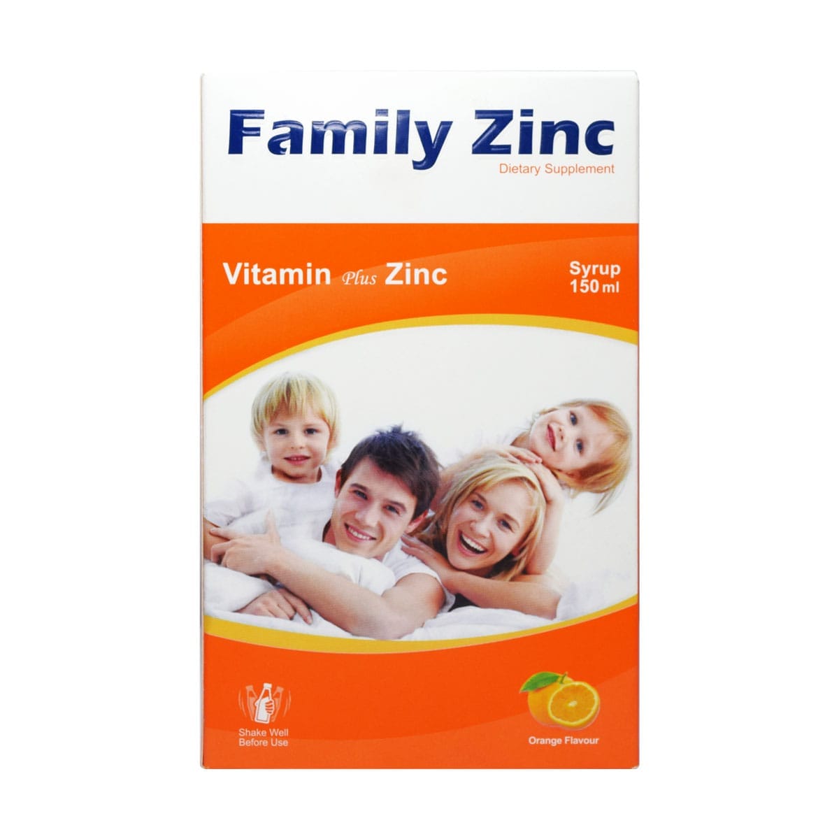 شربت فامیلی زینک هگمتان داروی غرب 150 میلی لیتر