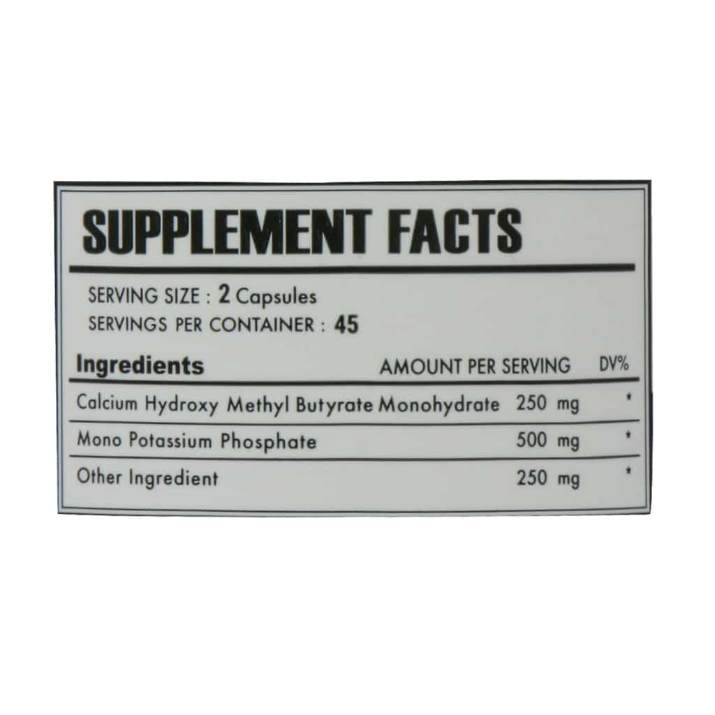 کپسول اچ ام بی ۱۰۰۰ میلی گرم استلا نوتریشن 90 عددی