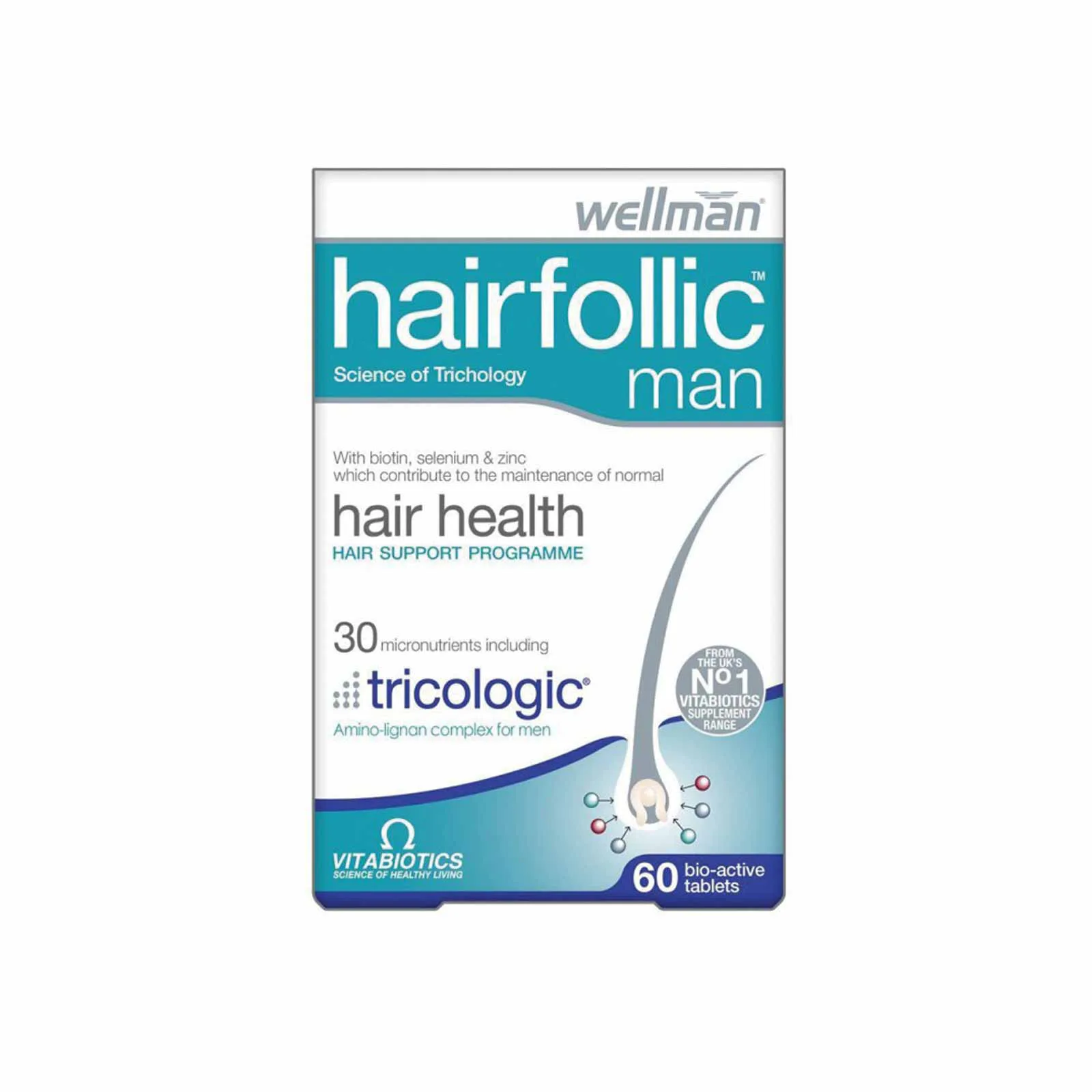 قرص هیرفولیک من ویتابیوتیکس مخصوص آقایان ۶۰ عددی