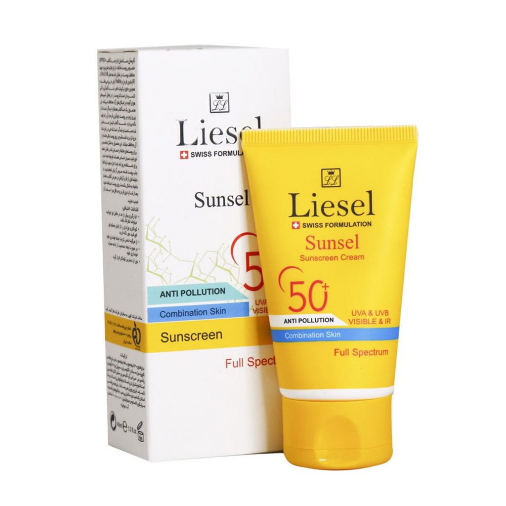 ضدآفتاب سانسل پوست مختلط لایسل 40 میلی لیتر