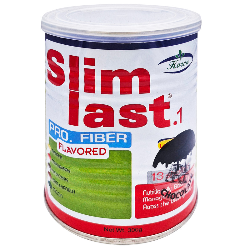 پودر اسلیم لست 1 کارن طعم شکلاتی 300 گرمی