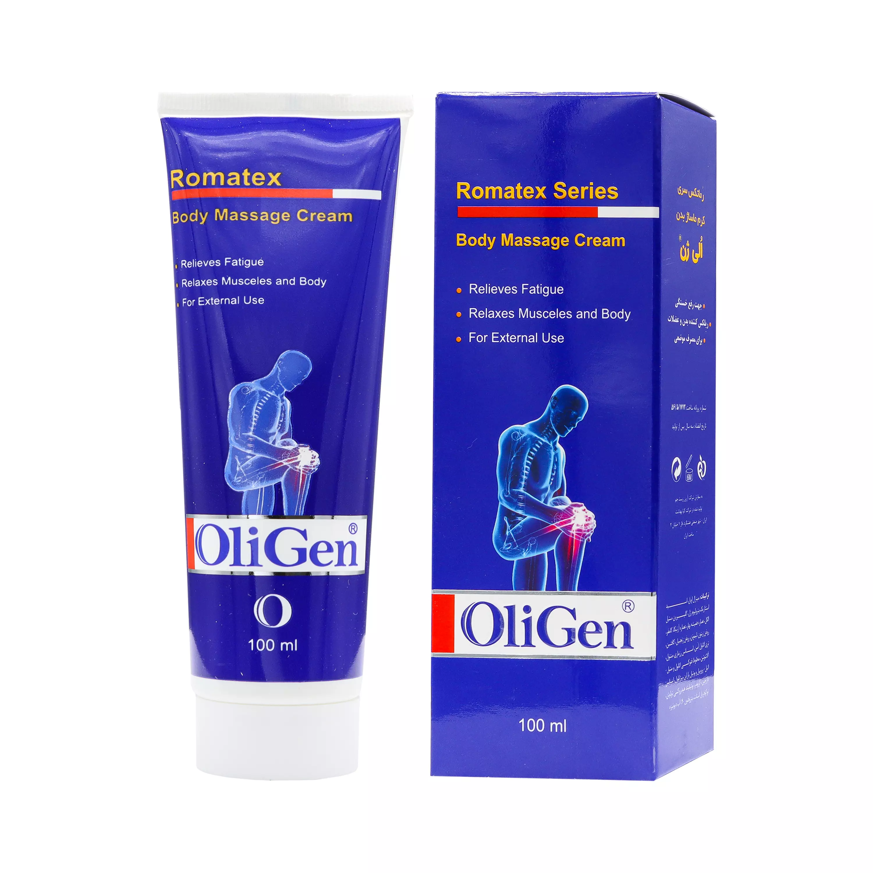 کرم ماساژ ضددرد بدن روماتکس 100 میلی  الی ژن