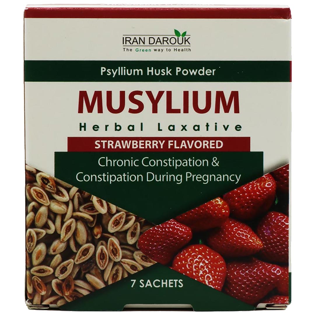 موسیلیوم ایران داروک طعم توت فرنگی  ساشه 7 عددی