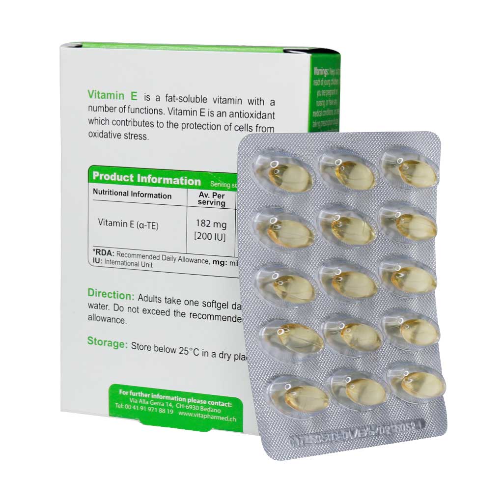 ویتامین ای 200 واحد 30 عددی ویواتیون