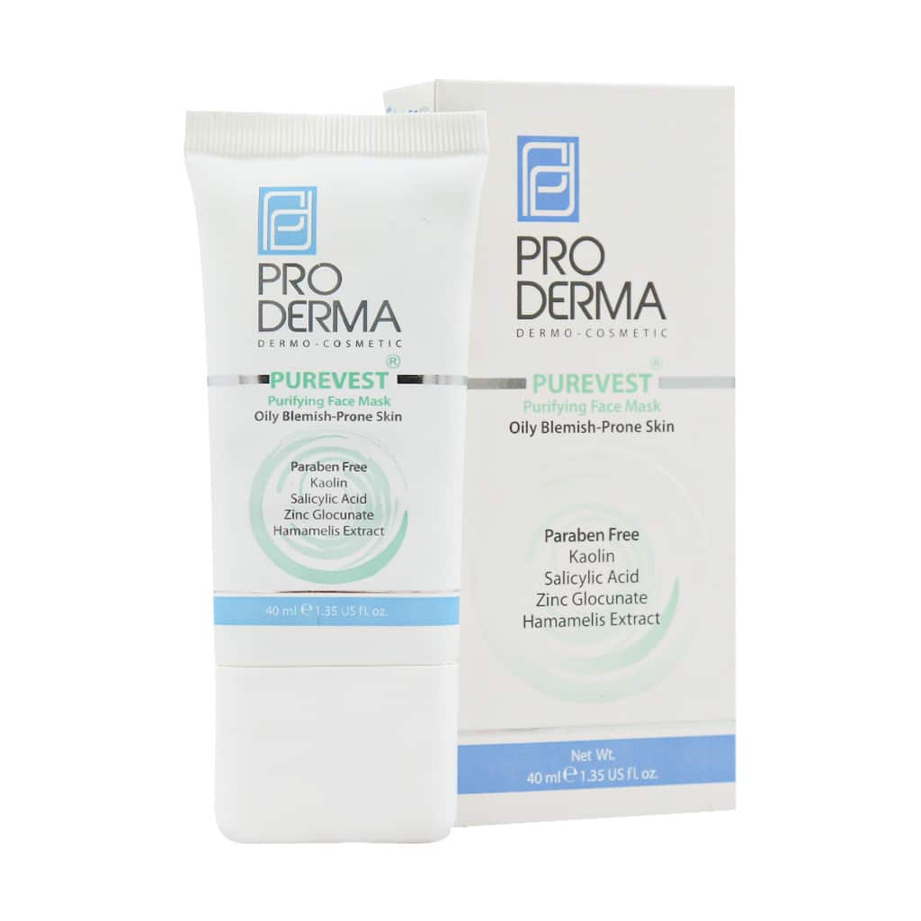 ماسک پاکسازی کننده پوست صورت پرودرما 40 میلی لیتر