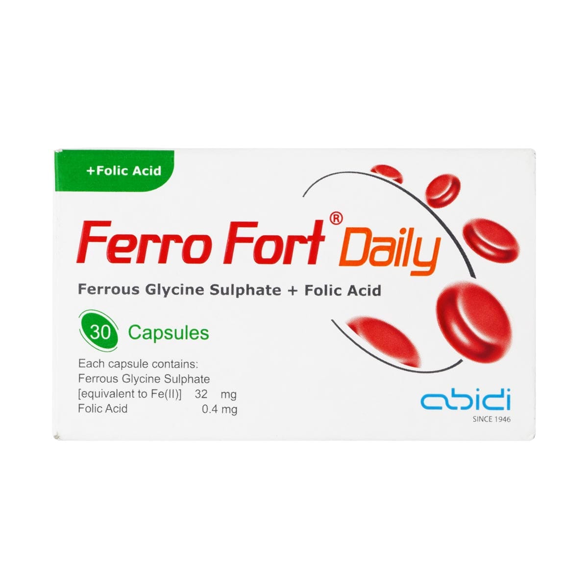 کپسول فروفورت روزانه عبیدی 30 عددی