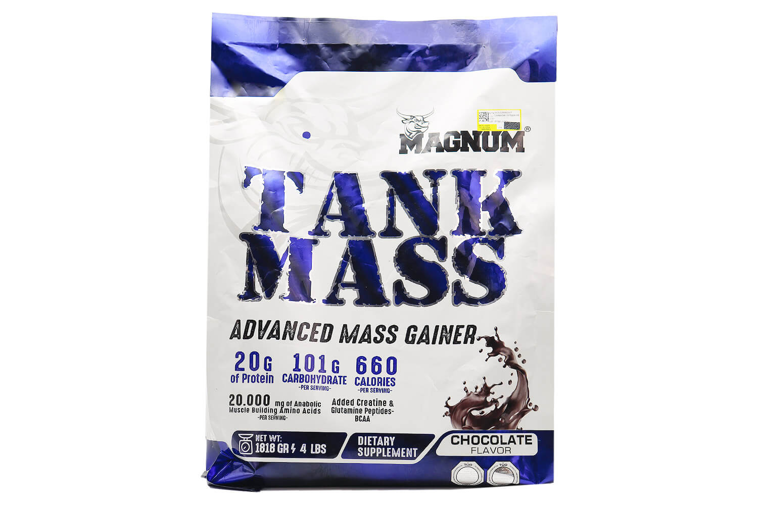 پودر تانک مس مگنوم طعم شکلات  4540 گرم