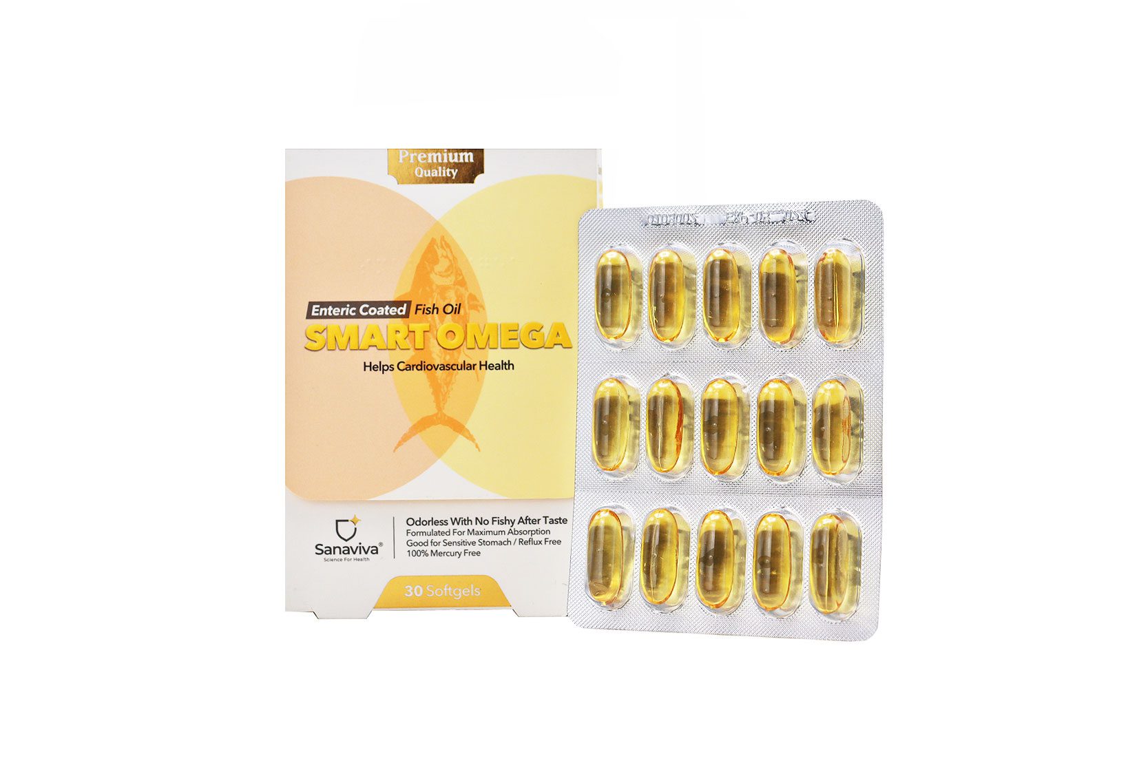 سافت ژل اسمارت امگا ساناویوا 30 عددي