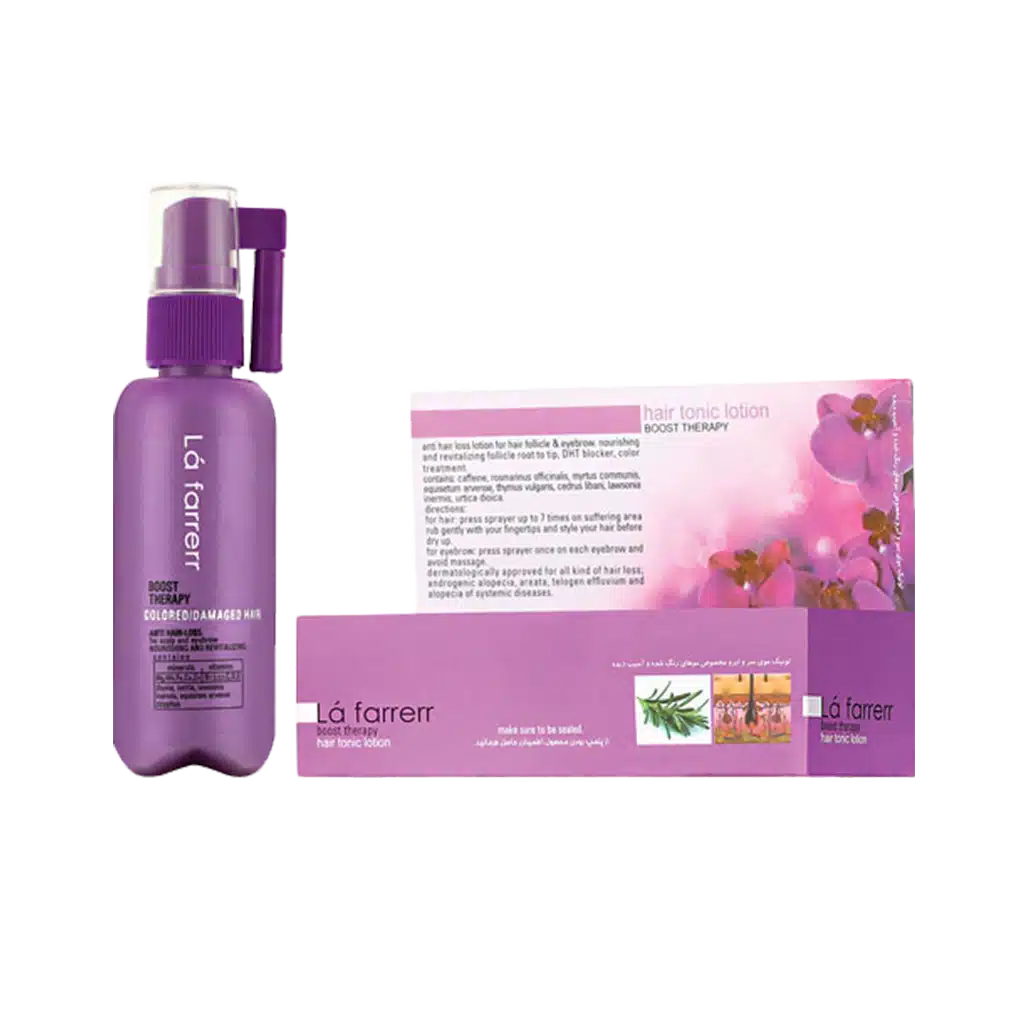 هیرتونیک تقویت کننده موی سر و ابروی رنگ شده لافارر ۶۰ میلی لیتر