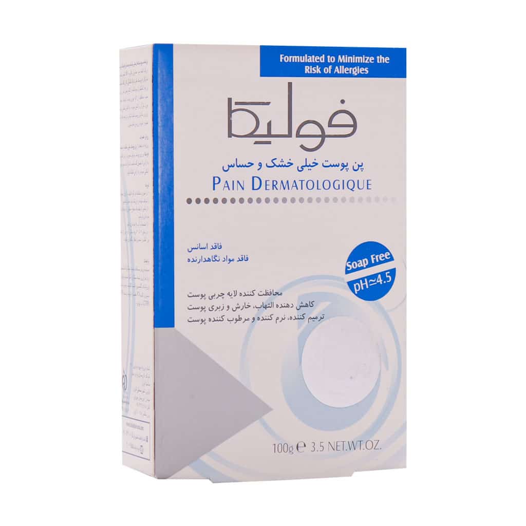 پن پوست خشک و حساس فولیکا 100 گرمی