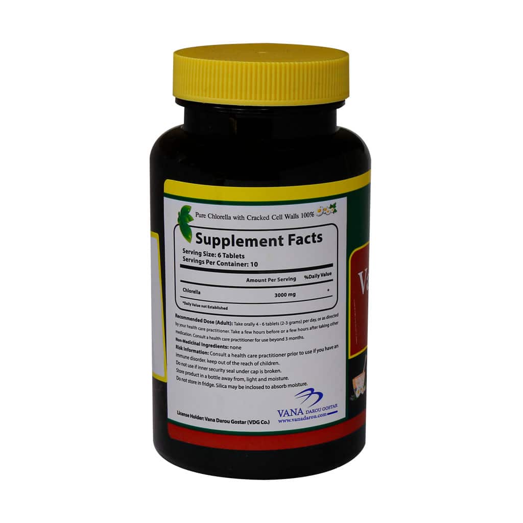 قرص وانا پرایم کلرلا 1000میلی گرمی نورم لایف 60 عدد