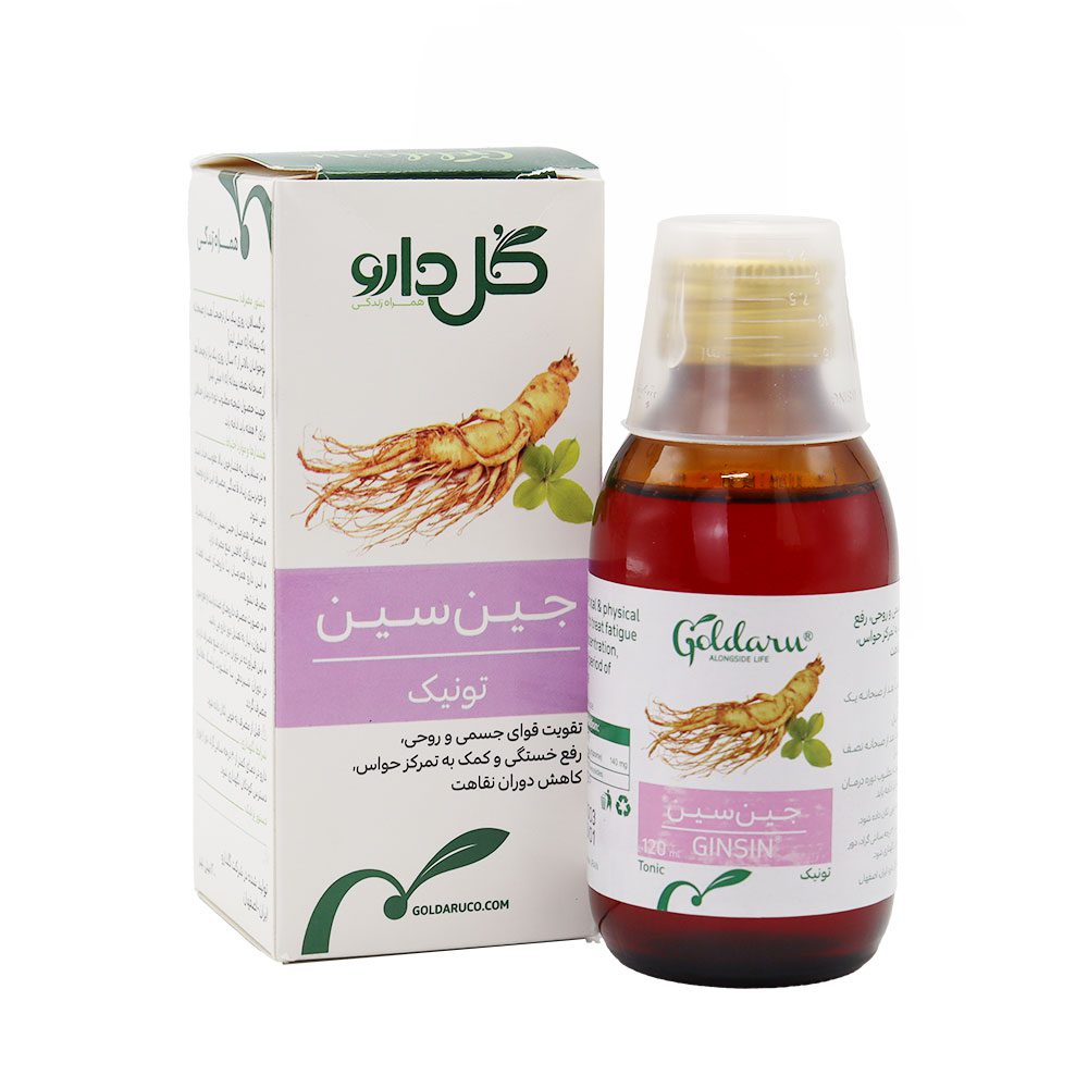 تونیک جین سین گل دارو 120 میل