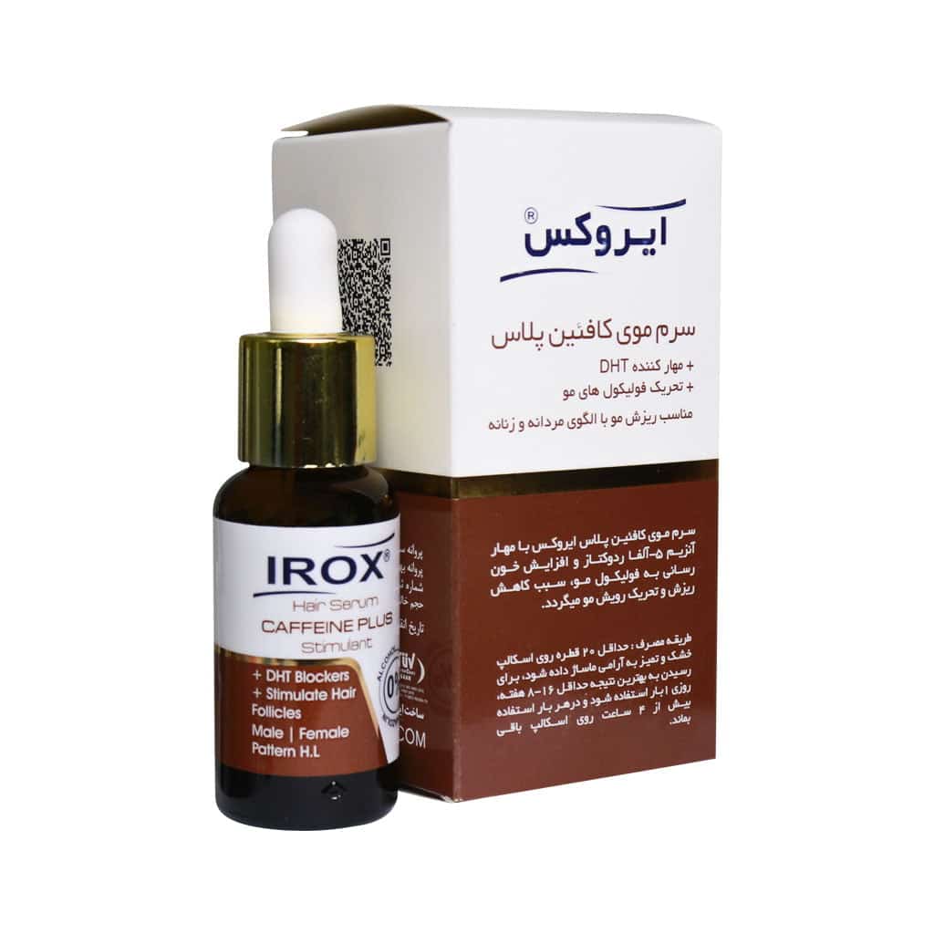 سرم مو کافئین پلاس ایروکس 30 میلی لیتر