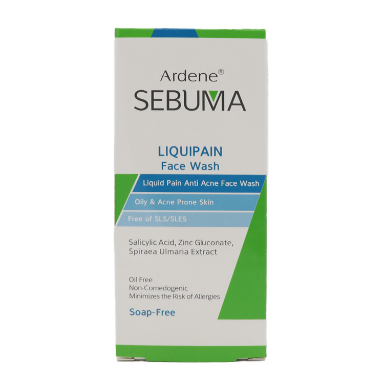 مایع شوینده غیرصابونی صورت سبوما آردن مناسب پوست چرب پارس حیان 150 گرم