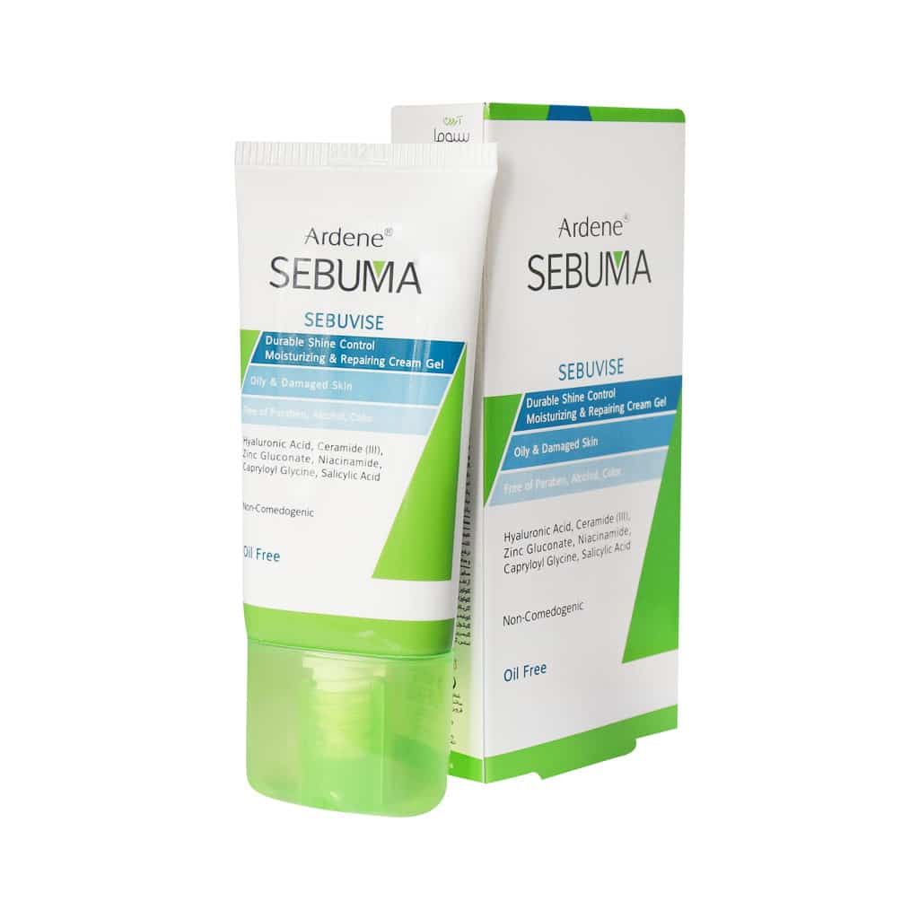 کرم ژل مرطوب کننده و بازسازی کننده سبوما آردن پارس حیان 40 گرم