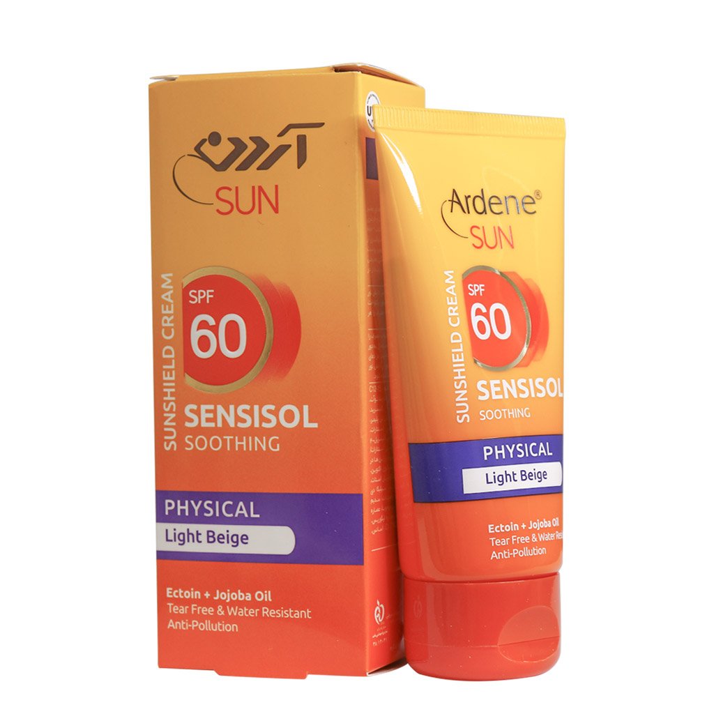 کرم ضد آفتاب SPF 60 سنسی سول آردن پارس حیان 50 گرم