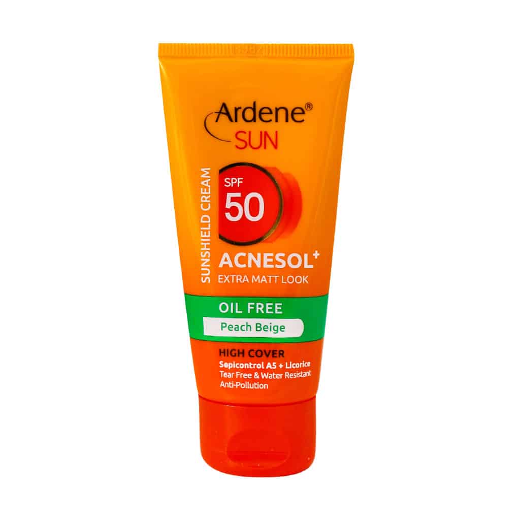 کرم ضد آفتاب آکنه سل آردن SPF50 پوست چرب پارس حیان ۵۰ گرم