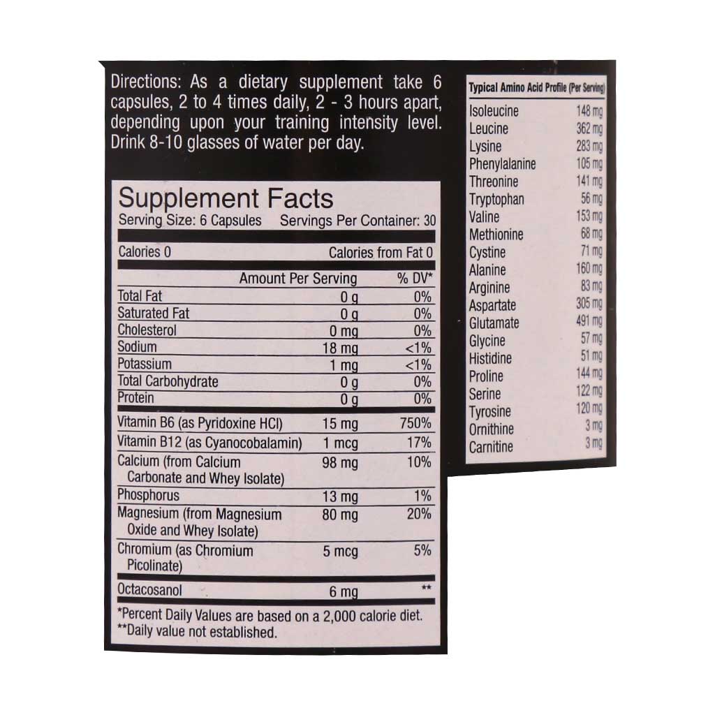 کپسول آمینومکس مکس ماسل 180 عددی