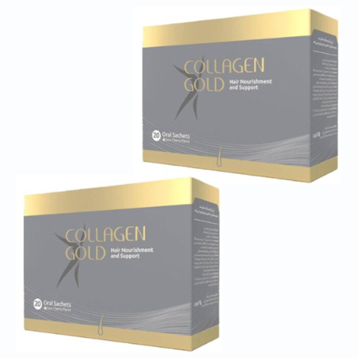 ساشه کلاژن گلد مخصوص مو و ناخن آدریان 20 عددی