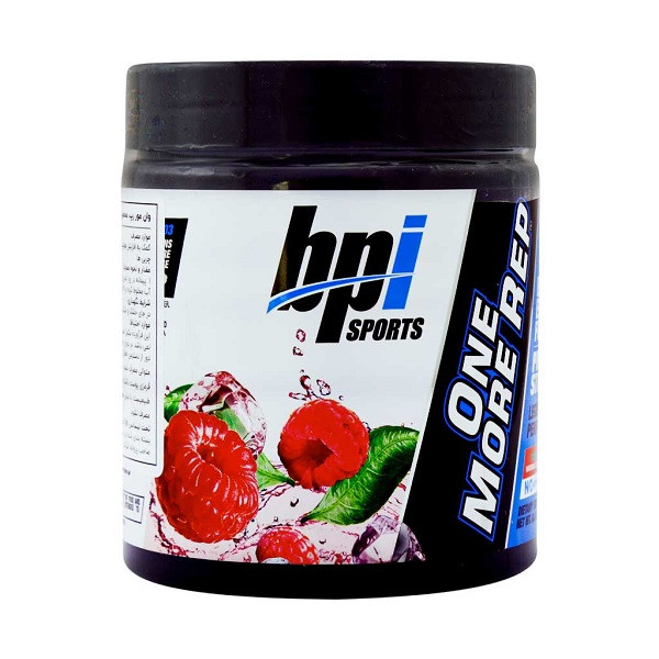 پودر وان مور رپ بی پی آی اسپورت با طعم تمشک 250 گرم