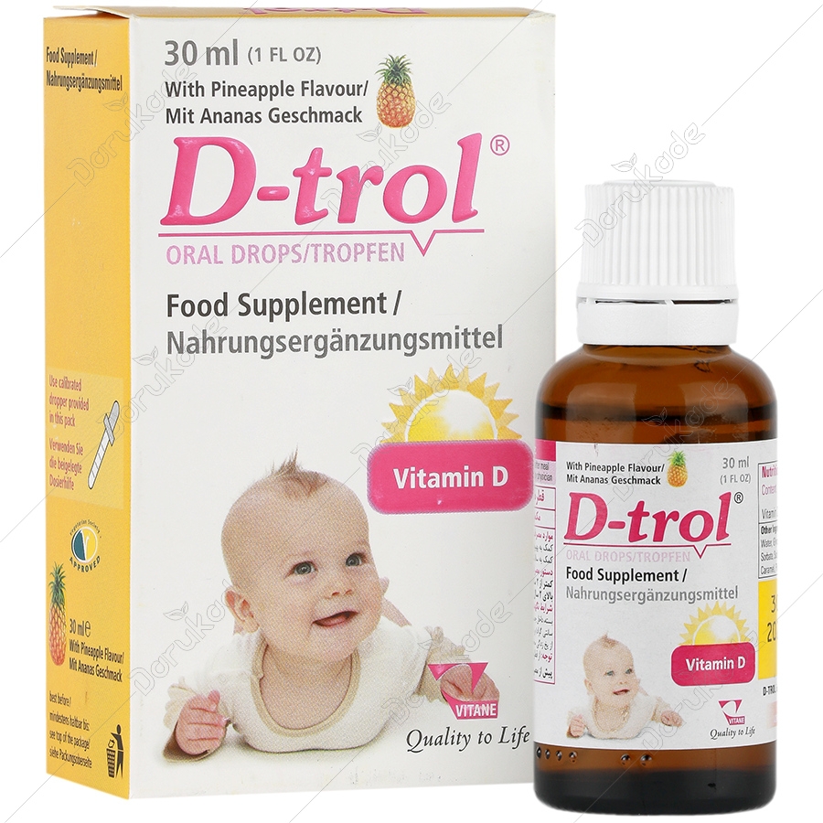 قطره دی ترول ویتان 30 میلی لیتر