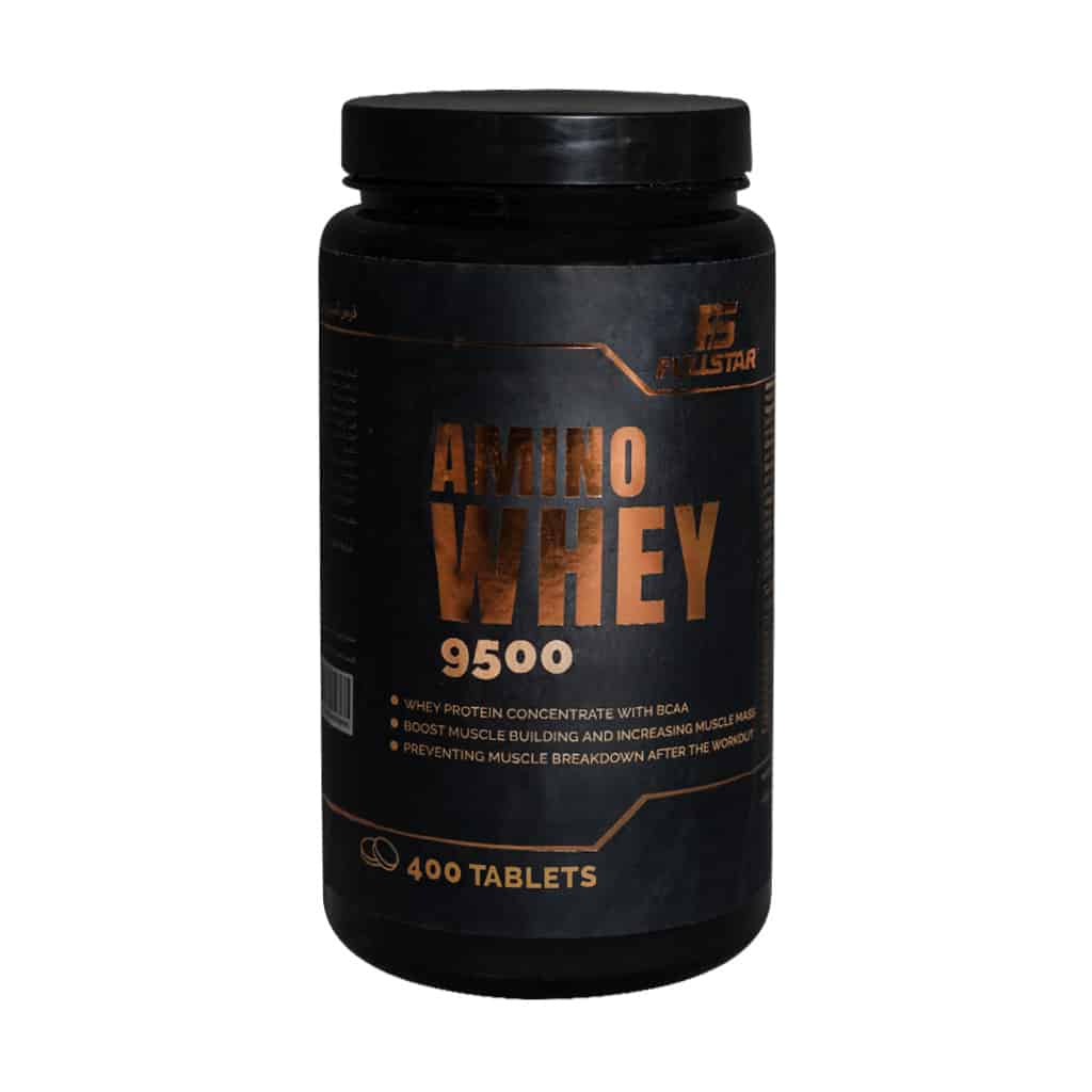 قرص آمینو وی 9500 فول استار بسته 400 عددی