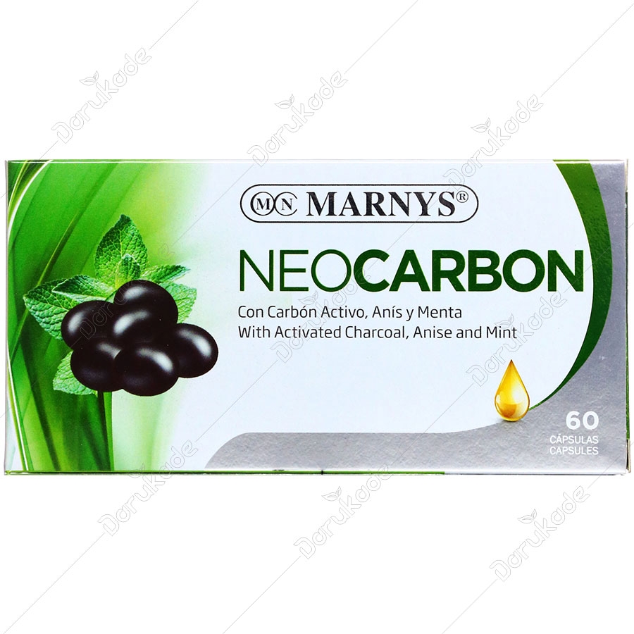 کپسول نئوکاربن (زغال فعال) مارنیز 60 عدد