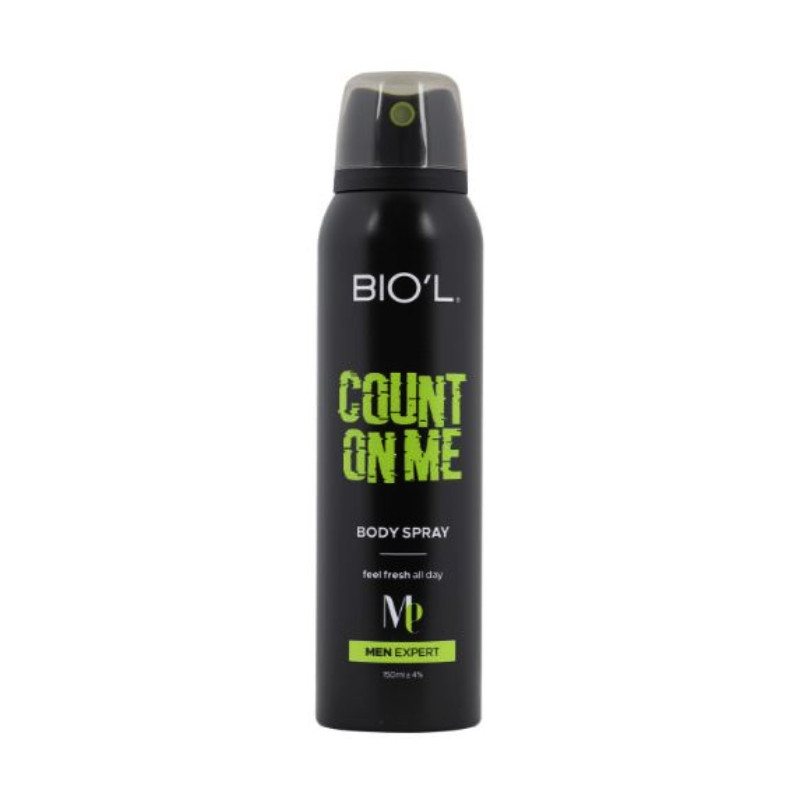 اسپری بدن مردانه بیول مدل Count On Me حجم 150 میلی لیتر