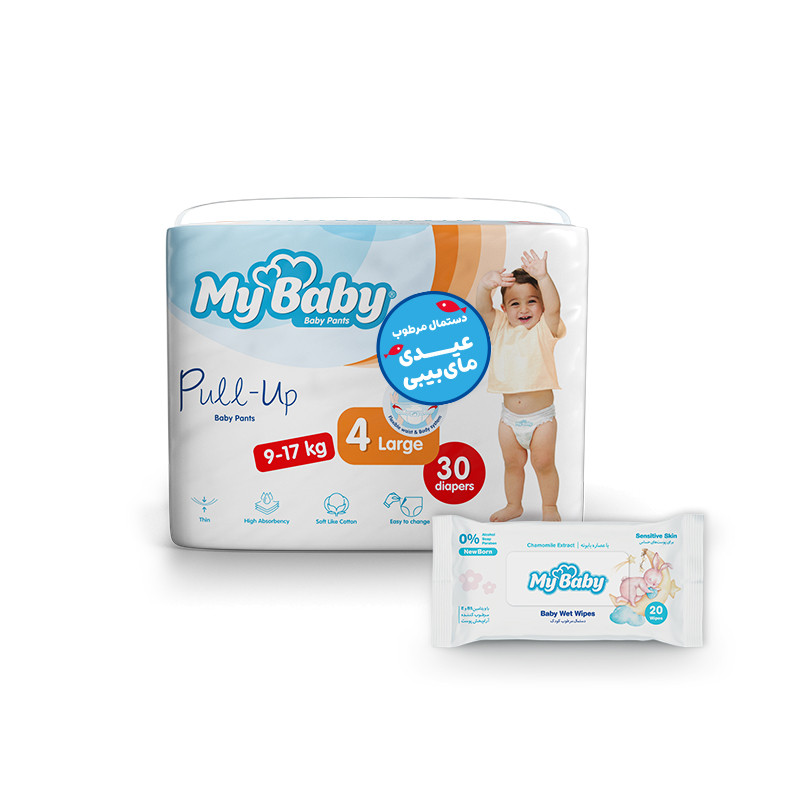 پوشک شورتی بچه سایز 4