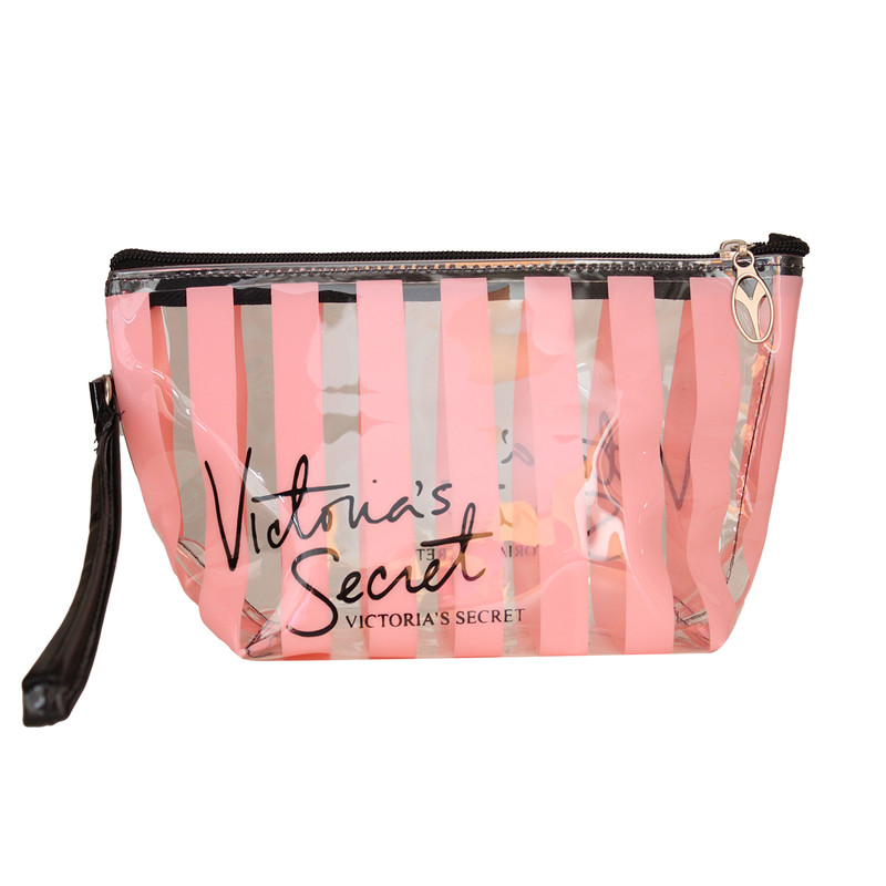 کيف لوازم آرايش سفيد ساده سایز بزرگ