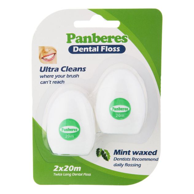 نخ دندان دو قلو نعنایی 20 متری