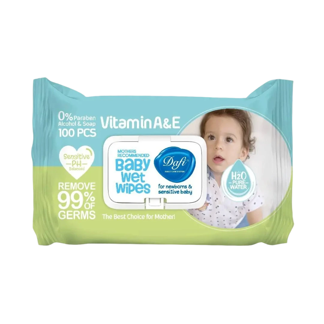 دستمال مرطوب پاک کننده کودک 100 عدد
